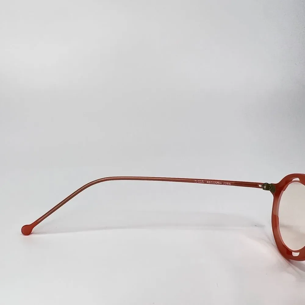 l.a.Eyeworks Eyeglasses REGUMBA 226M Orange Round Oval Frames 140 mm - Picture 5 of 9